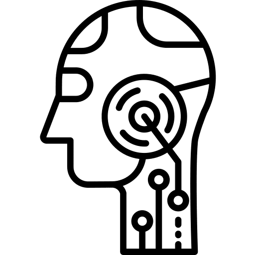 Robot robotics education electronics icon