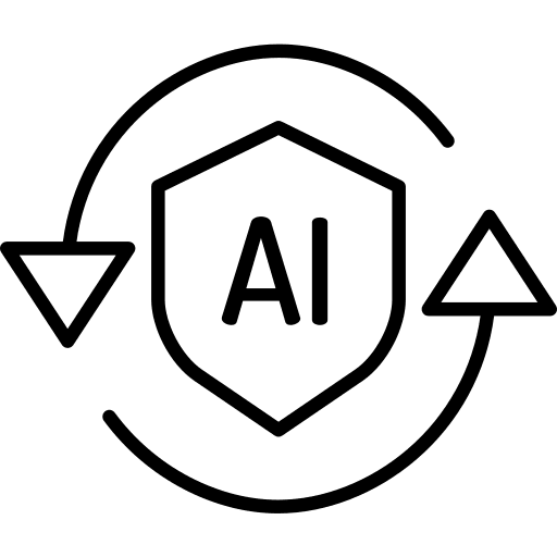 Ai arrow technology science fiction icon