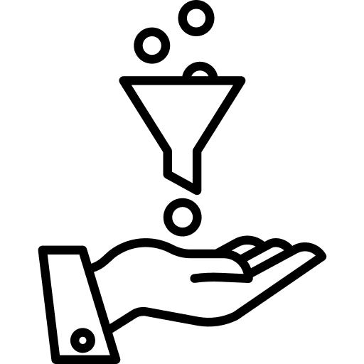 Filter information settings processing icon