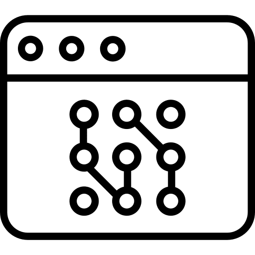 Web technology browser electronics icon