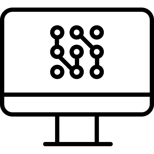 Ai computer technology ai icon