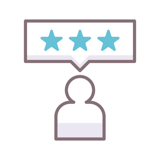 Customer satisfaction feedback customer review user icon