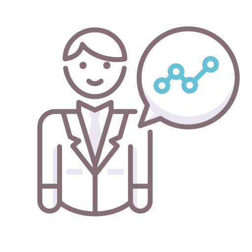 Consultant avatar consulting client icon