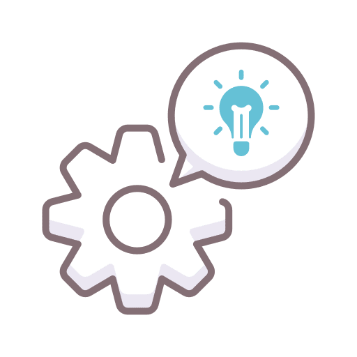 Creative light bulb creative marketing icon