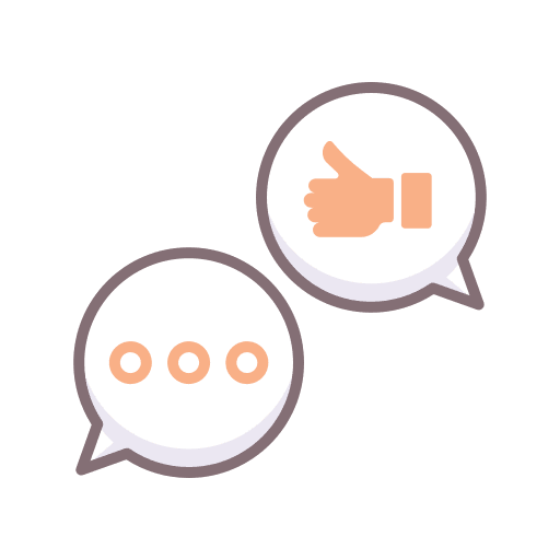 Recommendations commerce and shopping thumbs up opinion icon