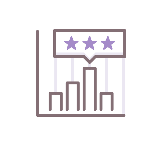 Reputation business and finance management reputation icon