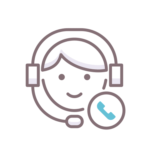 Support headset communications support icon