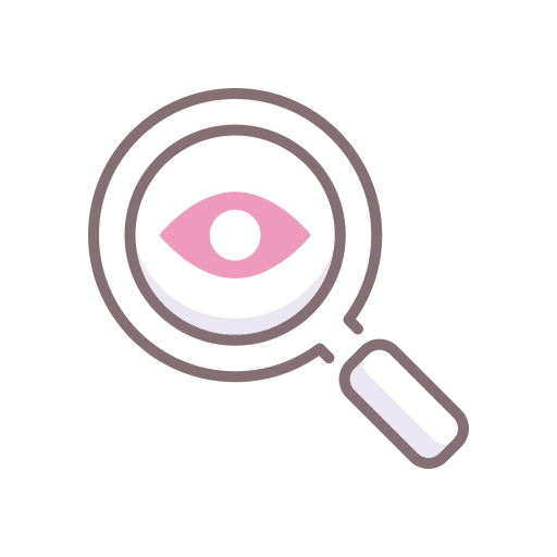 Transparency sight loupe preview icon