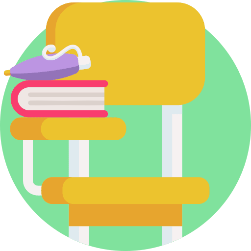 Desk education furniture and household desk icon Desk education furniture and household desk icon