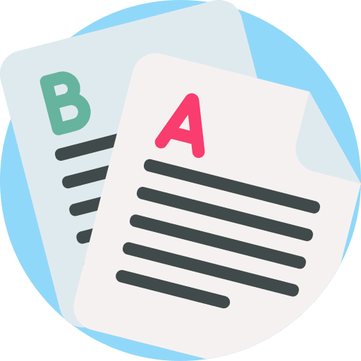 Exam test file education icon