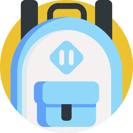 Backpack education backpack baggage icon Backpack education backpack baggage icon