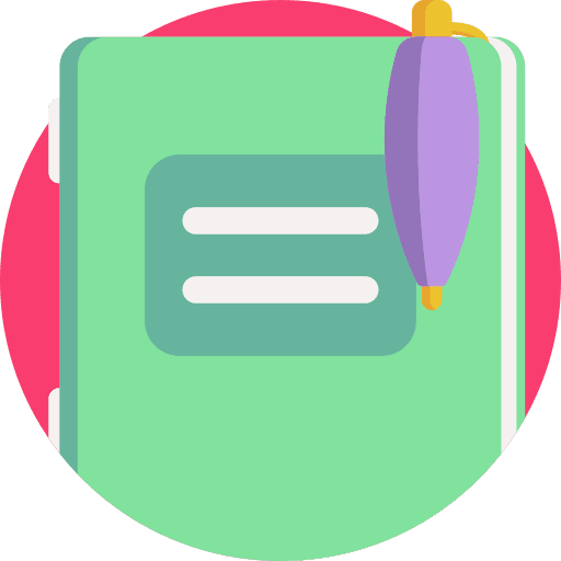 Notebook notepad social media travel icon Notebook notepad social media travel icon