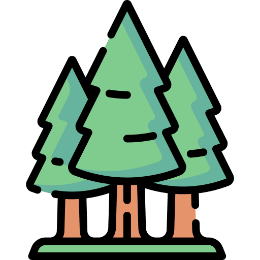 Trees forest landscape trees icon