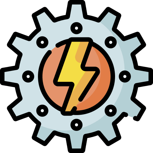 Energy management innovate ecology and environment power icon