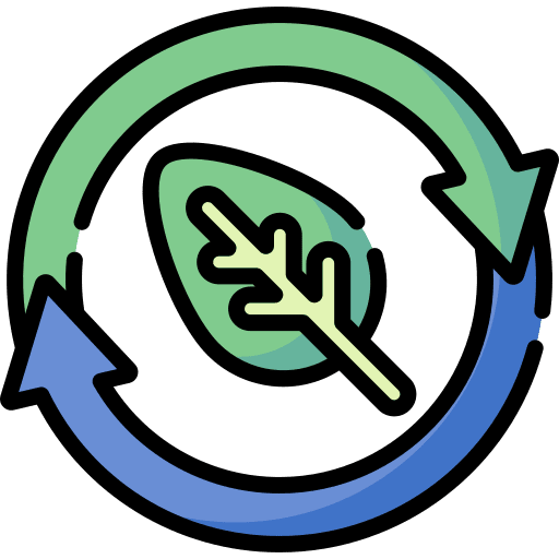 Renewable energy ecological ecology and environment technology icon