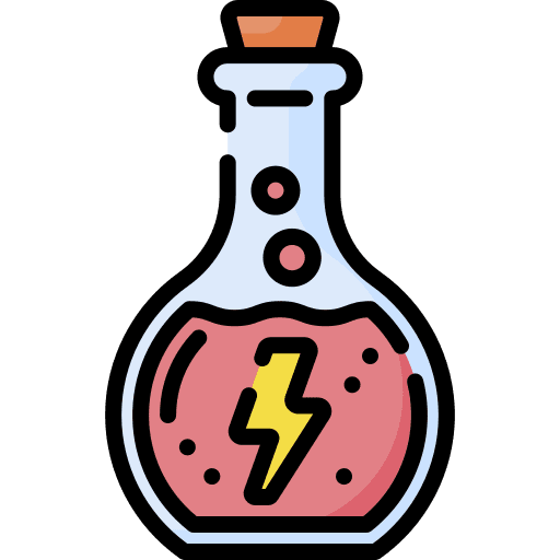 Research potion education flask icon