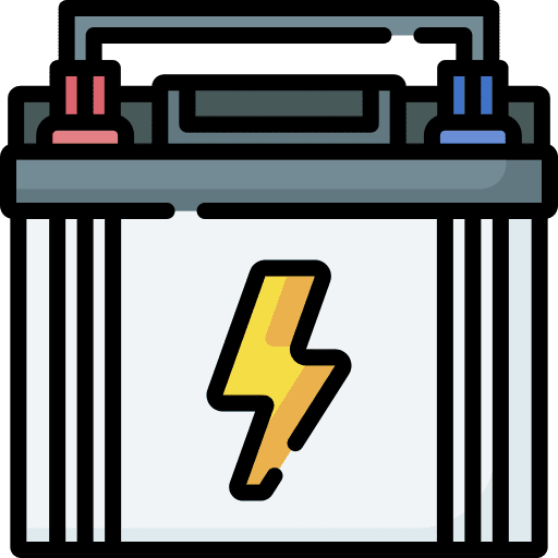 Battery industry power battery icon