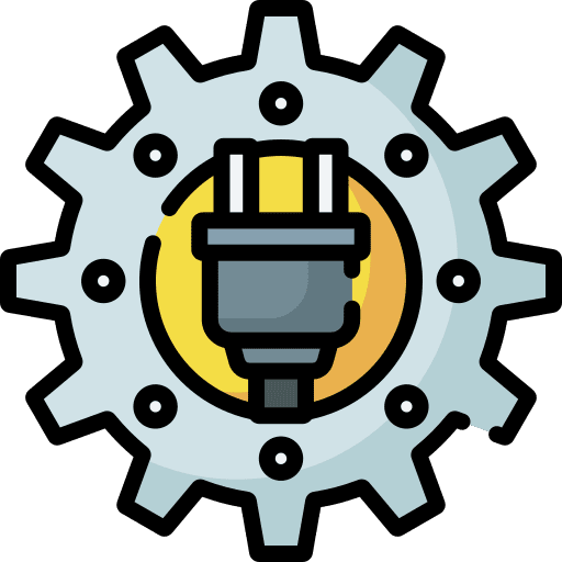 Energy management management ecology plug icon