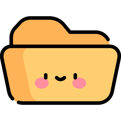 Folder storage file office material icon Folder storage file office material icon