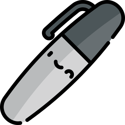 Marker education underline permanent icon Marker education underline permanent icon