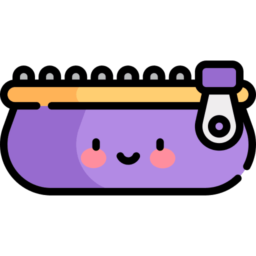 Pencil case school materials edit tools education icon