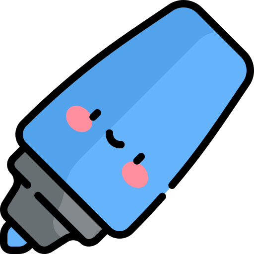 Highlighter marker stationery office icon Highlighter marker stationery office icon