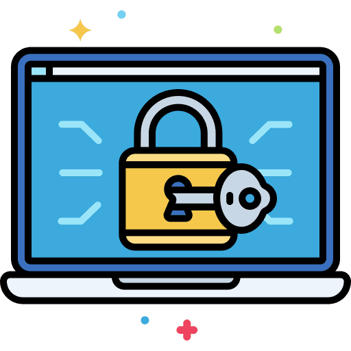 Data encryption protect data encryption icon