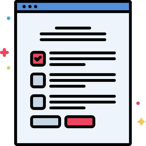 Consent form consent files and folders icon