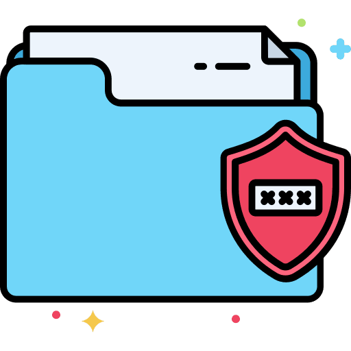 Data encryption encrypt files and folders data encryption icon