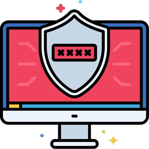 Encrypted encrypted data data chip icon