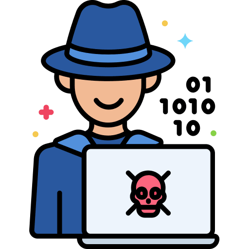 Hacker hacker internet cyber security icon