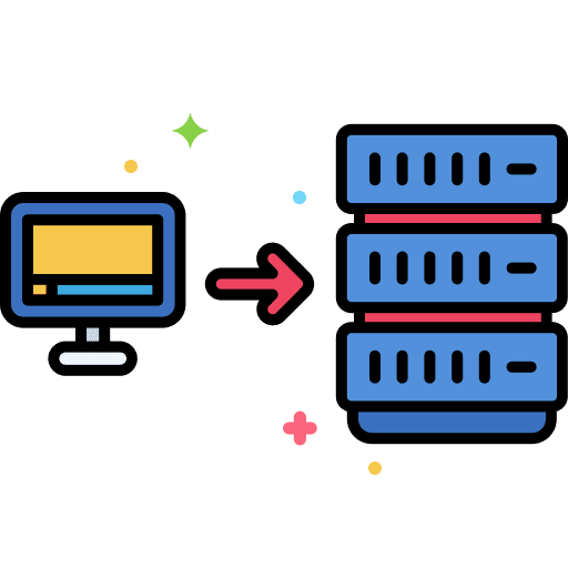 Ddos hacker ddos server icon