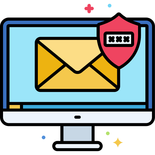 Encryption files and folders encryption security icon