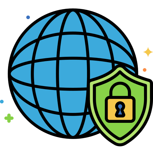 Global security restricted password safe icon