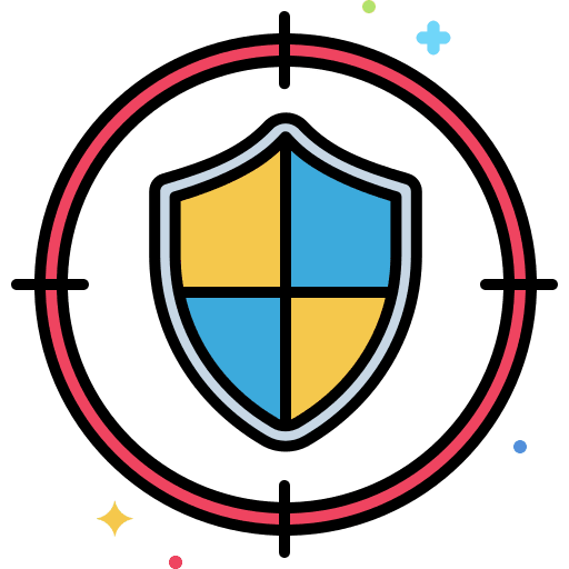 Protection safe security defense icon