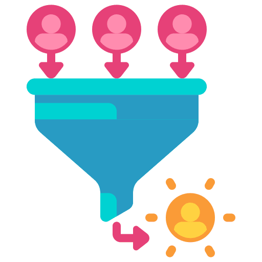Conversion rate marketing optimization rate icon