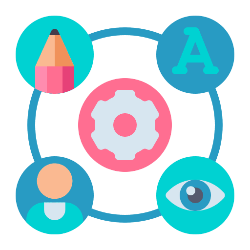 Design process ideas invention design process icon