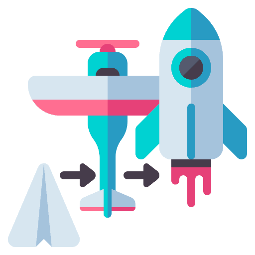 Mvp transportation rocket product icon