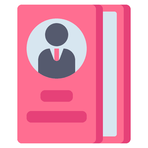 Corporate identity notebook book corporate identity icon