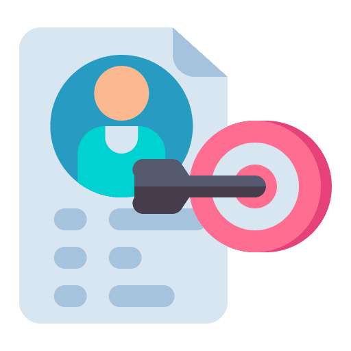 Target avatar ui design social icon