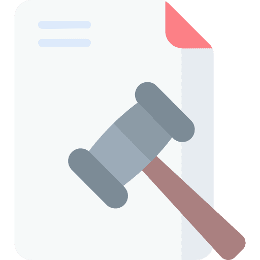 Legal document legal file business and finance icon