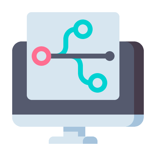 Version version development data icon