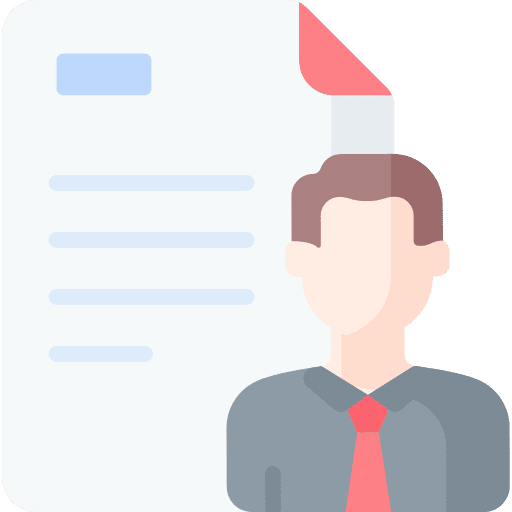 Cv cv curriculum application icon