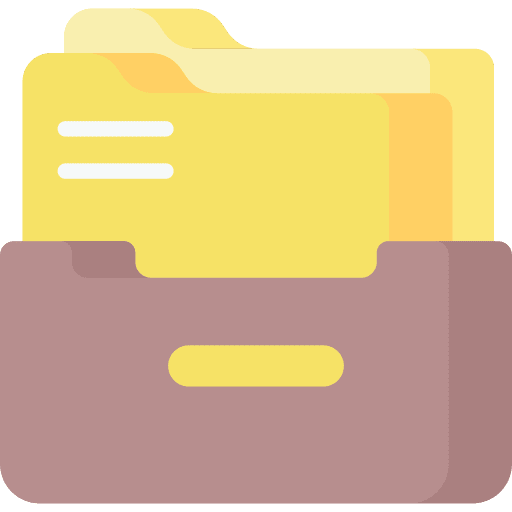 Folder file data storage storage icon