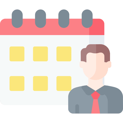 Schedule organization time and date schedule icon