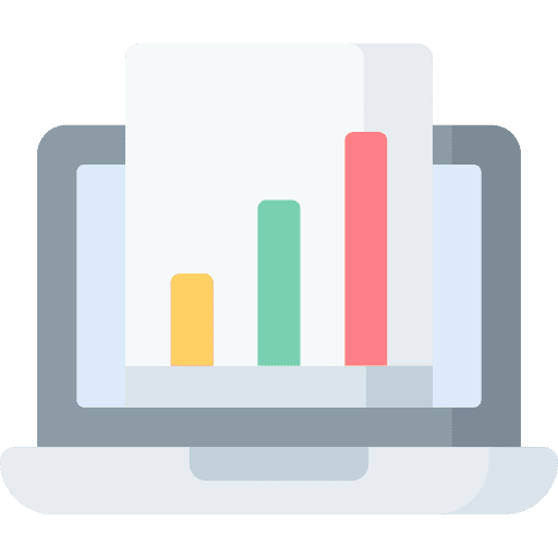 Chart line graph line chart statistics icon