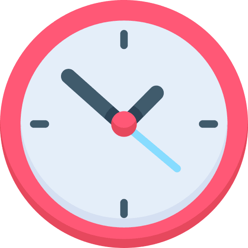 Clock time clock tool icon