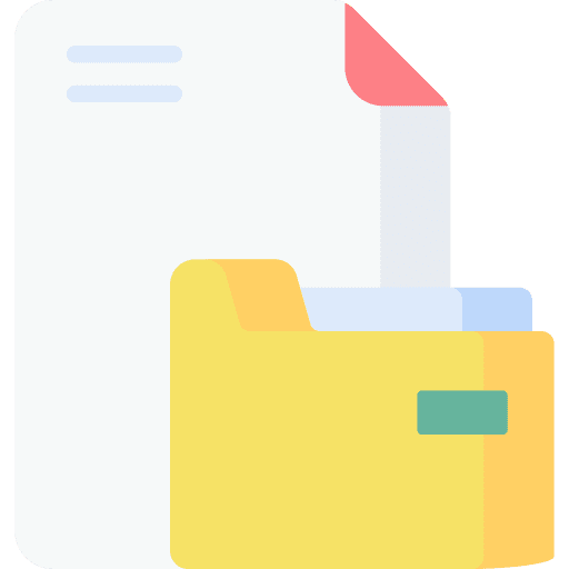 File document data storage file storage icon