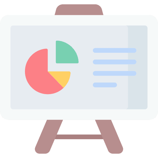 Presentation business graphic business and finance icon