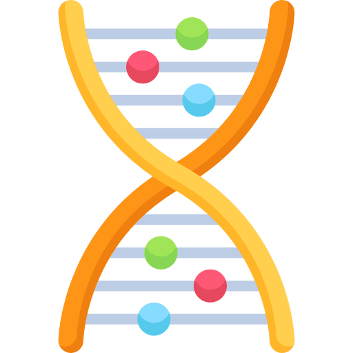 Biology dna structure education science icon
